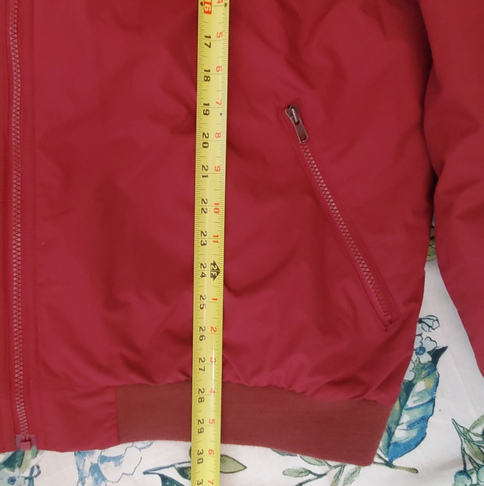 L.L.Bean Men's Burgundy Warm-Up Fleece Lined Jacked. XXL. - Picture 12 of 14